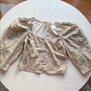 Levi's Floral Puff Sleeve Blouse - Multicolor